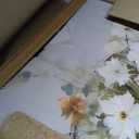 DUWQU 3 Piece Framed Elegant Farmhouse Canvas Wall Art, Vintage Floral Pictures Wall Decor, Nature Themed Daisy Art Prints for Living Room Bedroom Kitchen and Office Ready to Hang 1624 Inches