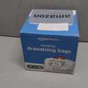 Amazon Basics Trash Bags, Tall Kitchen Drawstring, Unscented, 13 Gallon, 120 Count, Pack of 1