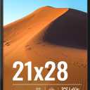 LaVie Home 21x28 Picture Frame for Wall Display, 21x28 Black Picture Frame with HD Plexiglas, 21 x 28 Poster Frame 1 Pack, Display Frame for Vertical or Horizontal, Classic Collection (Without Glass)