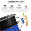Official Creality PETG 3D Printer Filament 1.75mm 1KG (2.2lbs), High Precision, Strong Toughness, Odorless, Better Flow, Moistureproof 3D Printing CR PETG Filament, Black