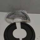 2Pairs Black Ceiling Medallion Ceiling Light Covers,Split Light Medallion for Light Fixtures,9.84" OD x 3.86" ID