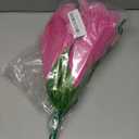 Fake Silk Flowers Faux Flowers Bouquet for Christmas Halloween Wedding Kitchen Bedroom Party Shop Baby Shower Indoor Outside Decor(Pack 1 Pink)