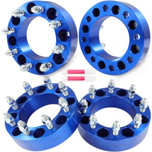 OCPTY 4PCS 8x170 to 8x6.5 Wheel Adapters 2 inch 14x1.5 Studs 125mm Hub Bore Forged Wheel Adapters 8 lug fit for F-350 Super Duty for F-350 for F-250 for Excursion for Escalade