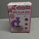 windpaint Toys for Girls 3 4 5 6 7 8 9 10 Years Old, DIY Craft Kits for Kids, Fabric Flower Bouquets for Girls Gifts, Educational Learning Detective Toys for Toddler Kids,Birthdays Gifts (Purple) (Pink)