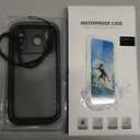 Cozycase TOP Military Protective IP68 Waterproof Case for iPhone 17 Pro Heavy Duty 360 Shockproof Full Body with Screen Camera Protector Double Dustproof Hard Tough 17Pro Front Back Cover (Frosted Black)