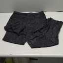 Women's Floral Lace Sheer Mesh Flare Pants Elastic High Waisted Long Trousers (Large, Black)