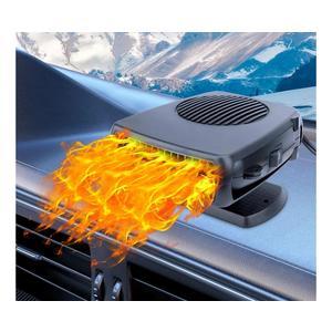 12V Car Heater,200W Portable Car Heater 360° Rotatable Car Defroster Windshield Heater Plug into Cigarette Lighter for Vehicle RV SUV (Large)