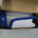 Supet Raised Inflatable Dog Cone Collar to Stop Licking, Soft Dog Cone Alternative After Surgery, Pet Neck Donut Collar for Large Dogs, Solid Blue, L(Neck 12"-16")