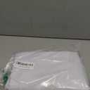 homing Round Vinyl Tablecloth, Waterproof Spillproof Plastic Flannel Backed Table Cloth, Wipe Clean Table Cover for Dining, Buffet Parties and Camping (White, 60")