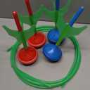 JOYIN Lawn Darts Game Set for Kids and Adults - Glow in The Dark Outdoor Lawn Games for Adults and Family, Soft Tip Darts Set for Kids Camping, Outside Yard