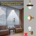 Motion Sensor Light Bulbs, Aukora 12W (100-Watt Equivalent) E26 Motion Activated Dusk to Dawn Security Light Bulb Outdoor/Indoor for Front Door Porch Garage Basement Hallway Closet (Warm White 2 Pack)