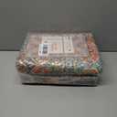 nunubaby Washable Pee Pads for Dogs, Stylish, Non-Slip and Leak-Proof Pee Pads. Reusable Potty Pads for Dogs for Crates and Floors.(Cream/Multi, 48" x48" ) (48x48 Inch (Pack of 2))