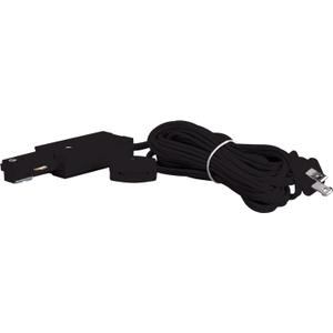 Nuvo TP157 Live End Cord Kit for Track Lighting, 15ft, Black