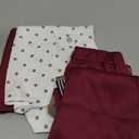 WESIDOM Toddler Boy Clothes Suit Formal Dress Shirt+Bowtie+Vest+Boutonniere+Suspender Pants Boys Gentleman Outfits Set (2-3T, Red)