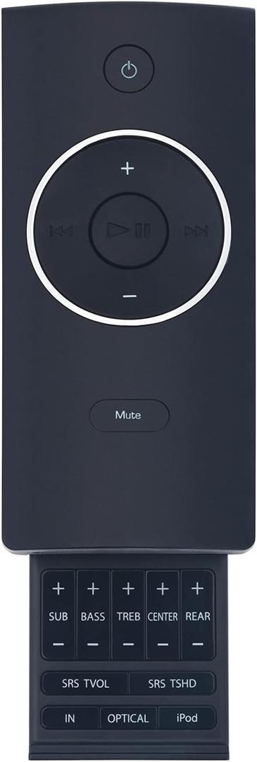 Replacement Remote Control Applicable for Vizio Soundbar VHT210 VHT215 VHT510 Home Theater Sound Bar