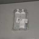 CHILDHOOD 12 oz Squeeze Bottle, Plastic Seasoning Bottle With Cap, For Vinegar Olive Oil Soy Sauce Set Of 2 Pcs - White