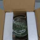 Vintage Glass Farmhouse Vase, Rustic Lantern Decor with Plants Flowers Lights Vintage Style Vases for Home Decor Floral Arrangement Hostess Gift