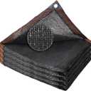 Shade Cloth - Garden Shade Mesh Netting with Grommets,Outdoor Sun Shade Cover for Pergola Patio Plants Greenhouse Chicken Coop Black Shading Rate 70% (8X10FT)