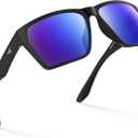 KastKing Beartrap Polarized Sports Fishing Sunglasses, With PuriVex Protective Lens Coating, Wayfarer Design, Men Women