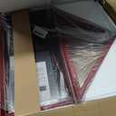 Americanflat Large Flag Box Display Case for Burial Flag - Fits a Folded 5' x 9.5' Flag | Military Flag Display Case - Triangle Flag Holder with Wall Mount and Polished Plexiglass Front (Mahogany)