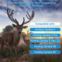 Trail Camera Rechargeable Lithium Battery, 2 Packs Lipo Lithium Hunting Battery for Tactacam Cellular Trail Cameras Pro 3.0, X Gen 2.0, X Gen 3.0, X, X Pro, XB, SK