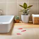 4 x Didiseaon 50 Pcs Interdental Brush for Braces, Disposable Braces Flossers Toothpick Teeth Flossing Head Oral Hygiene Flosser Toothpick Soft Cleaning Tool (1 Count (Pack of 1), Red)