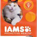Iams Iams Proactive Health Adult Hairball Care Dry Cat Food With Chicken & Salmon, 7 Lb. Bag, 1count (EXP 02/11/27)