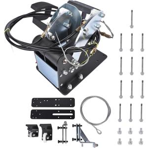 ACAR-B7D Right Hand Drive Dual Control Pedal Passenger Side Universal Gas and Brake Pedal for Driver Education Training Vehicles, New Driver,Postal Carrier, Instructors