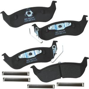 Bendix Premium SBC932A Ceramic Rear Brake Pads for Ford Crown Victoria 2011-2003, Ranger 2011-2010, Lincoln Town Car 2011-2003, Mazda B2300 2010, B4000 2010, Mercury Marauder 2004-2003