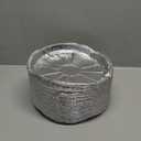 50 Pack 8 Inch Round Foil Pizza Pans, Disposable Aluminum Pizza Pans for Pizzas, Round Pizza Pan Foil Focaccia Pan, Chocolate Cookies Cake Tin, Serving Platter Tray, Freezer & Oven Safe