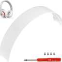 Dre Studio 2 Headband as Same as The OEM Arch Band B0501 Replacement Parts Accessories Compatible with Beats by Dr. Dre Studio2 Wired/Wireless (Model B0500/B0501) Headphones (White)