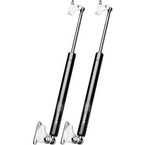 HelloAuto 20 inch 100 lbs/445 N Gas Struts for Rv Bed Lift Kit, 20" Heavy Duty Lid Lift Support Gas Shock for Murphy Camper Bed Cover Basement Doors with L-Type Mounts(fit 80-110 Lb), 2Pcs