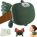 Shoulder and Neck Massager, Bionic Heated Massager, Neck Massager with Fingers, 4D Kneading Massage for Home and Travel (Mesh Green)