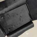 4Pcs Flannel Necklace Pouch Travel Jewelry Storage Case,black