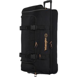 ATG Compass Rolling Travel Duffel Bag, Rich Black, 36-Inch