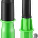 Dreyoo Broken Bulb Changer for High Ceilings, Light Changer for Changing Broken Incandescent and Candelabra Bulbs, Compatible with Standard Threaded Extension Pole, Pole Not Included(Green)