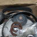 TCK312 Timing Belt Kit with Water Pump Fits for 2001 2002 2003 2004 2005 Civic HX EX LX GX DX 1.7L L4 SOHC 16V, Replace OE 13505-62070 95312K1 TCK312 AW9419 WP4034