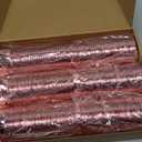 300 Pack Rose Pink Cupcake Cups Bulk Disposable Foil Muffin Liners 3.5 oz Wrappers for Baking Aluminum Paper Mini Metallic Disposable Holiday Party Wedding Festival Supply