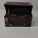 Flying Banner Car Seat Covers Front Seats and Rear Bench Mesh Fabric Rear Bench Split Polyester Cover Easy Installation SUV CAR Woman Lady Femal (Full Set, Black Red)