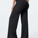 YEOREO Workout Leggings Womens No Front Seam Straight Leggings 29"/ 31.5"/ 33"/ 35" High Waist Buttery Eddiy Gym Yoga Pants (Black, S)