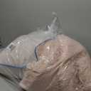 Smoofy Fluffy Full Size Comforter Set, Faux Fur Pink Comforter Set, Luxury Fuzzy Bedding Set, Soft Shaggy Full Bed Set for All Season, 3 Pieces - 1 Comforter & 2 Pillowcases, Blush