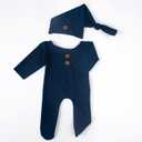 Coberllus Newborn Photography Props Newborn Photography Outfits Boy Newborn Photoshoot Newborn Photo Props for Boys Girls (Blue, XS)