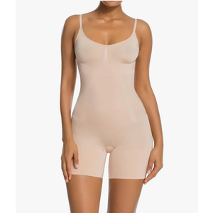 SHAPERX Shapewear for Women Tummy Control Open Bust Thigh Slimmer Body Shaper, XL