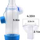 Pet Inhaler Spacer with Face Mask, Breathing Chamber for Pets, Dog Inhaler Spacer with Comfortable Mask. (for Dogs Large & XL)