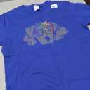 Pitbull Dog Bandana LGBTQ Rainbow Flag Gay Pride Ally Lover T-Shirt for Men Women Blue XS