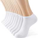 MONFOOT Men's/Women's Thin Cotton Low Cut Ankle Socks, Multipack