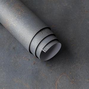 48"x354" Extra Wide Blue Grey Concrete Peel and Stick Wallpaper, 3D Matte Textured Cement Self-Adhesive Contact Paper for Countertops Walls