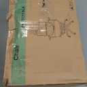 CAPOT Ergonomic Mesh Office Chair, Adjustable Lumbar High Back Desk Chair 400lbs, 4D Flip-up Arms, 3-Level Tilt Backrest, 3D Headrest, PU Wheels, Swivel Rolling Computer Seating for Long Desk Work (Black)