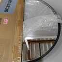 Growsun Black Round Mirror 20 inch Circle Mirror for Bathroom, Vanity, Bedroom, Home Decor