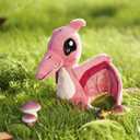 TCBunny Baby Dinosaur 14" Stuffed Animal Plush Toy, Kid's Gifts for Boys, Girls, Birthday, Valentine, Christmas (Pterosauria - Pink)